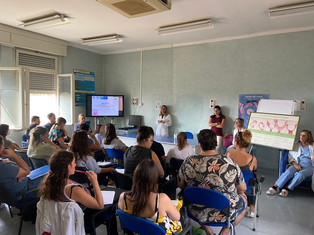 Incontro alla Aoup sul tutelare allattamento e lavoro per famiglie.