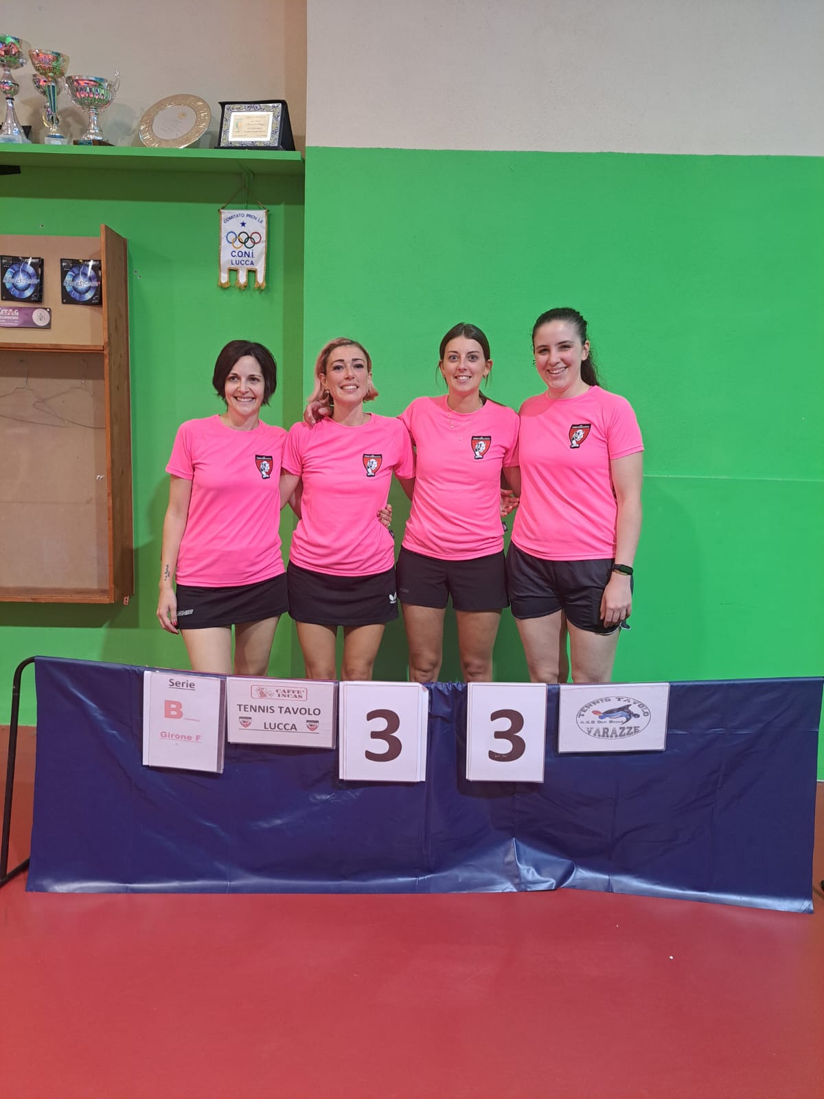 Inizia Serie B femminile, Tennistavolo Lucca buone prime gare.