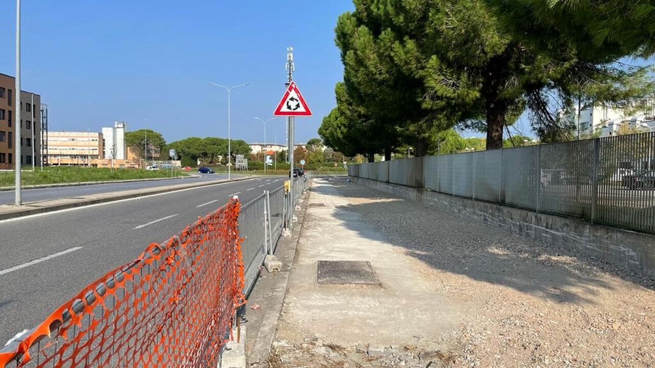 Iniziato progetto, pista ciclabile al Cnr.