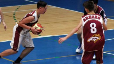 Iniziati campionati giovanili Scuola Basket Arezzo.
