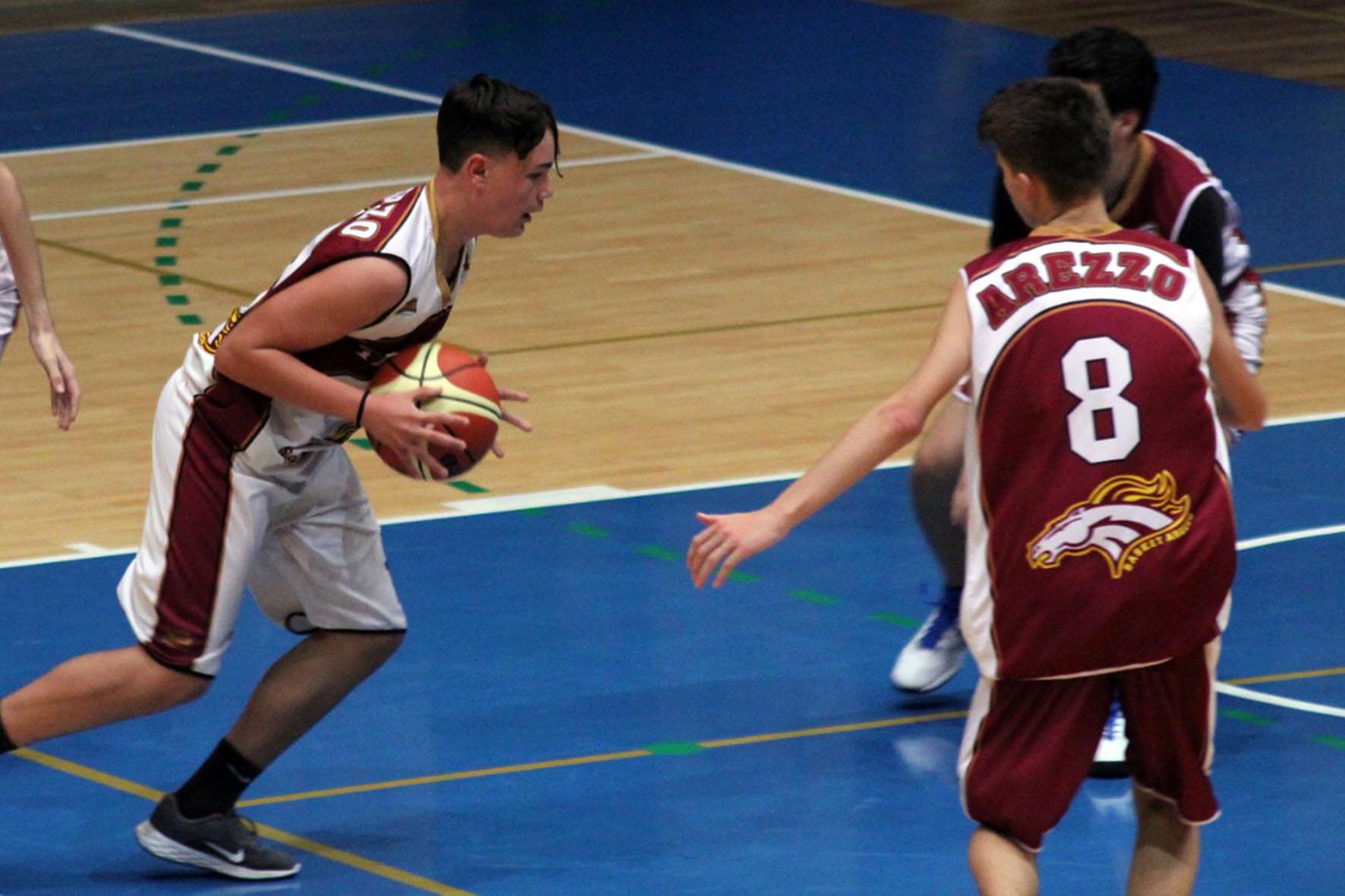 Iniziati campionati giovanili Scuola Basket Arezzo.