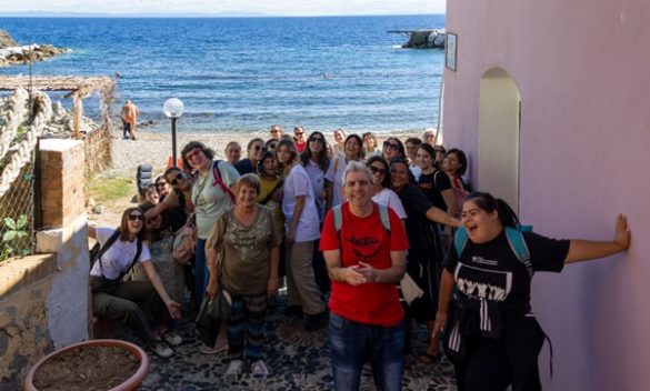 La Compagnia Mayor Von Frinzius in Gorgona per lezione aperta con detenuti.