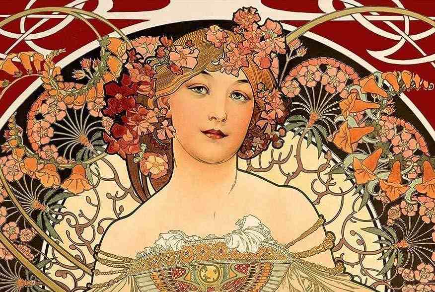 La mostra a Firenze espone le opere di Alphonse Mucha, maestro dell'Art Nouveau.