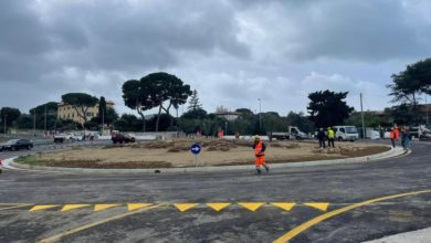 Livorno, aperta rotatoria di Montenero al traffico, ma resta ancora lavoro da fare per completare cantiere