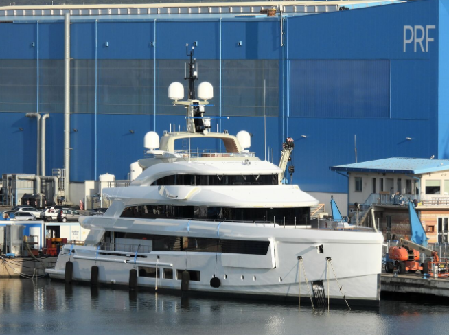 Livorno launches 67-meter superyacht, Benetti FB284 - SuperYacht24