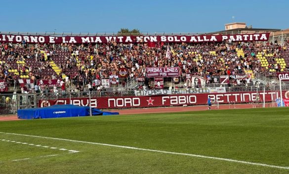 Livorno-Sansepolcro, partita conclusa con la vittoria di Livorno 2-1 in diretta web