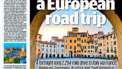Daily Mail, copertina, giornale, turismo