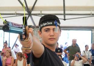 Marco Pizzi, Bicampione italiano Allievi Pistola Veloce e Olimpica.