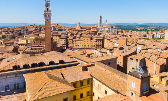 Panorama dal Palazzo del Rettorato dell'Università di Siena