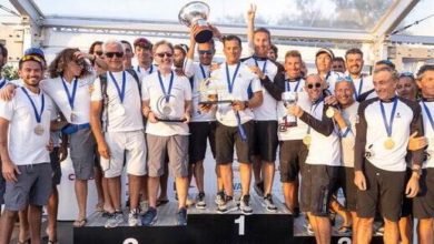 Mela festeggia il trionfo ai Mondiali di vela a Carrara, brillante performance per la barca di Andrea Rossi