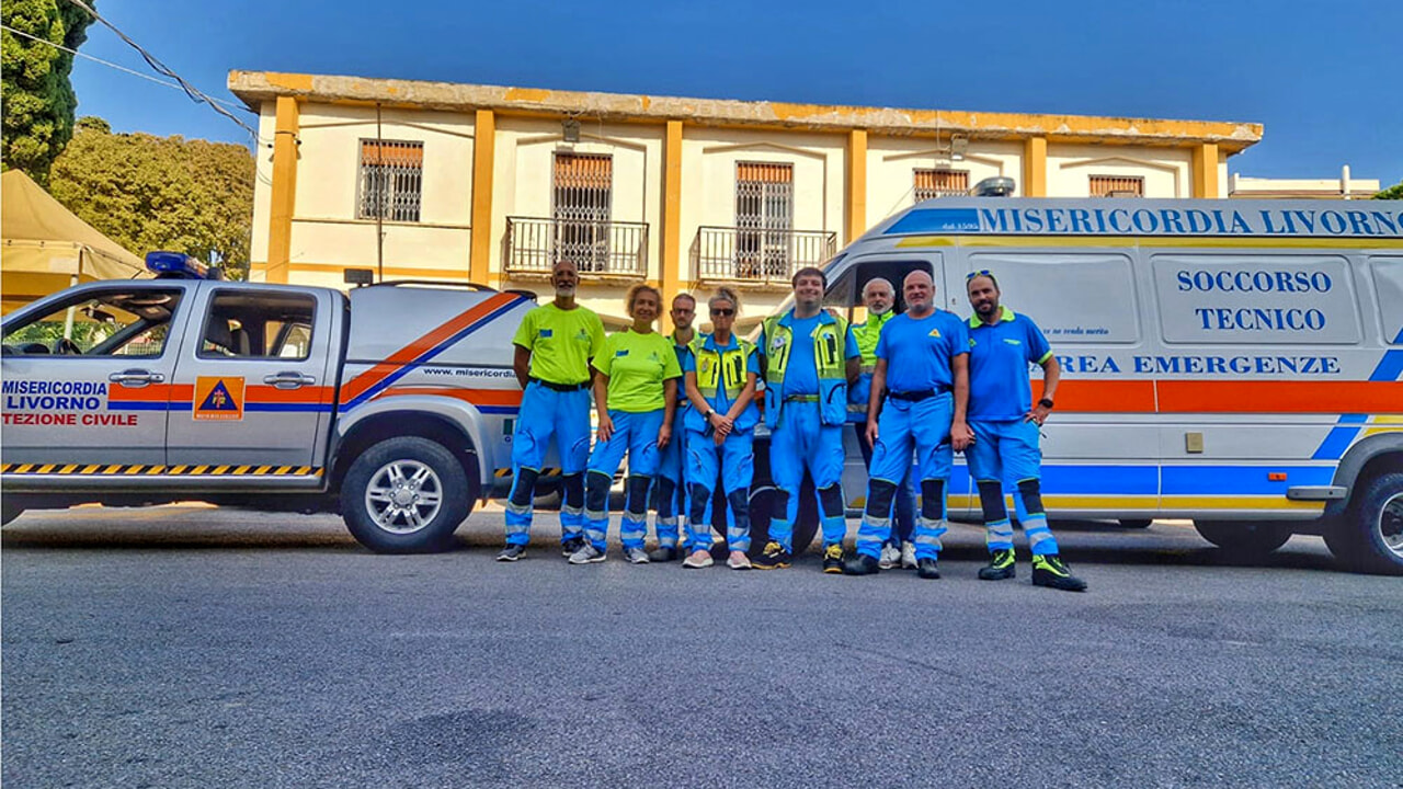 Misericordia Livorno, corso base protezione civile-is.