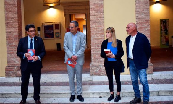 Mostra dedicata a Italo Calvino al palazzo del Rettorato di Siena.