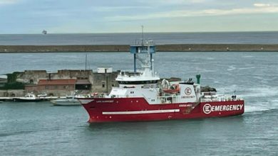 Emergency soccorre naufraghi, nave diretta a Livorno