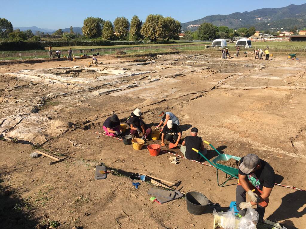 Open day cantiere di scavo a Porta Marina a Luni, Spezia