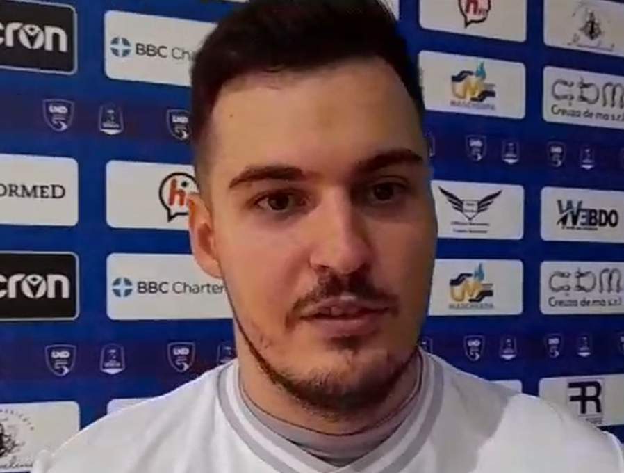 Pedro Siqueira commenta la vittoria 7-0 di CDM-Pistoia, intervista calcio a 5.