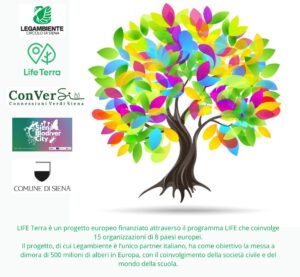 Piantumazione a Siena con progetto Life Terra, due eventi ecologici.