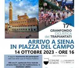 Piazza del Campo, meta Granfondo ciclistica trapiantati - Antenna Radio Esse.