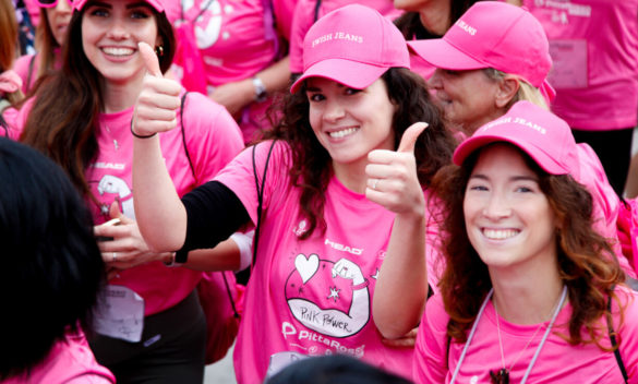 Ragazze alla PittaRosso Pink Parade