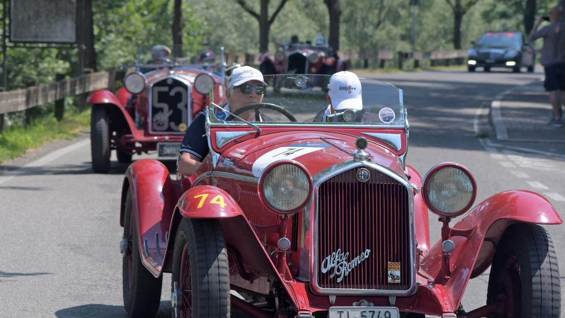 Prato celebra il ritorno della Mille Miglia