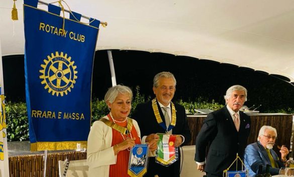 Primo incontro fra i Rotary Club di Roma e Carrara, gemellaggio a Montemarcello - La Spezia.