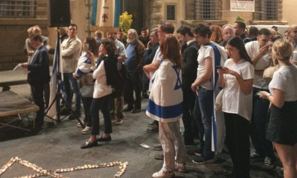 Pro-Israele, Tensioni polizia-antagonisti a Firenze.