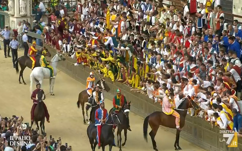 Proposte di sanzione per il Palio di Siena del 2 luglio