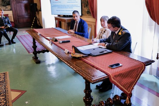 Protocollo di intesa tra provincia di Siena e comando provinciale Guardia di Finanza per implementazione PNRR