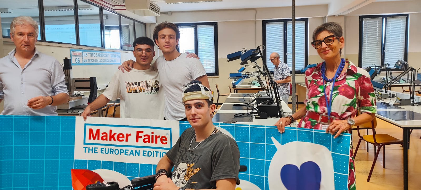 Sarrocchi institute in Siena showcases robotic wheelchair at Maker Faire Rome 2023 - Siena News