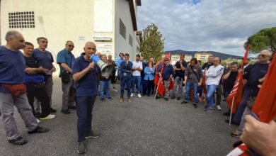 Sciopero e presidio a Cartonificio Fiorentino contro trasferimento ad Altopascio, Sesto atto di protesta.