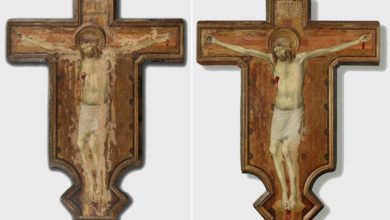 Tornata a Siena la «Croce del Carmine» di Lorenzetti dopo anni.