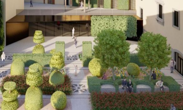 Un giardino ispirato al Rinascimento per dimenticare l'architetto Isozaki