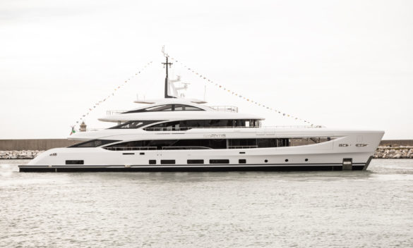 Varato a Livorno l'Amantis B.Now, un SuperYacht di 50 metri di Benetti - SuperYacht24.