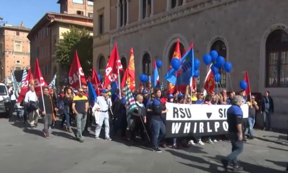 “Whirlpool, Regione e Comune di Siena scrivono Governo sulla situazione di Prima Firenze”
