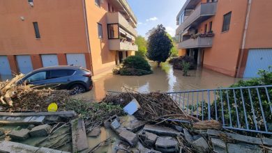 1.000 volontari a Campi in soccorso della protezione civile contro il maltempo.