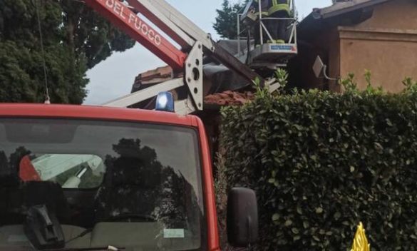 vigili del fuoco maltempo pisa