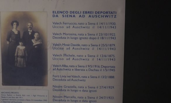 80 anni fa, gli ebrei senesi furono deportati ad Auschwitz.