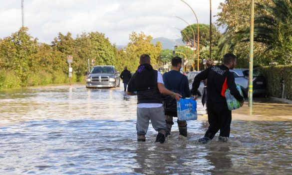 Agna in alluvione, sindaco chiede volontari non presentarsi.