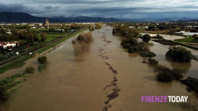 Allerta alluvione in Toscana, Prato inondata, criticità anche a Pescia e Montecatini. Giani, "Salite ai piani alti".