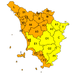 Allerta arancione per maltempo nel centro nord della Toscana - Giornale online della provincia di Pisa.