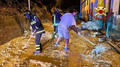 vigili del fuoco maltempo pisa