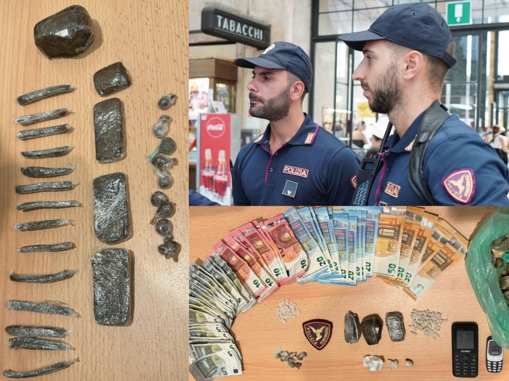 Arrestati 2 uomini alla stazione.