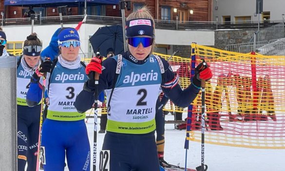 Biathlon, Carrara vince la gara sprint femminile a Val Martello, Tannheimer seconda, Trabucchi terza.