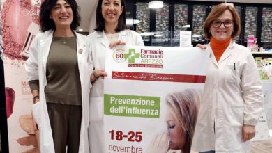 Campagna informativa influenza, Arezzo, Farmacie Comunali.