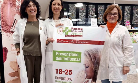 Campagna informativa influenza, Arezzo, Farmacie Comunali.