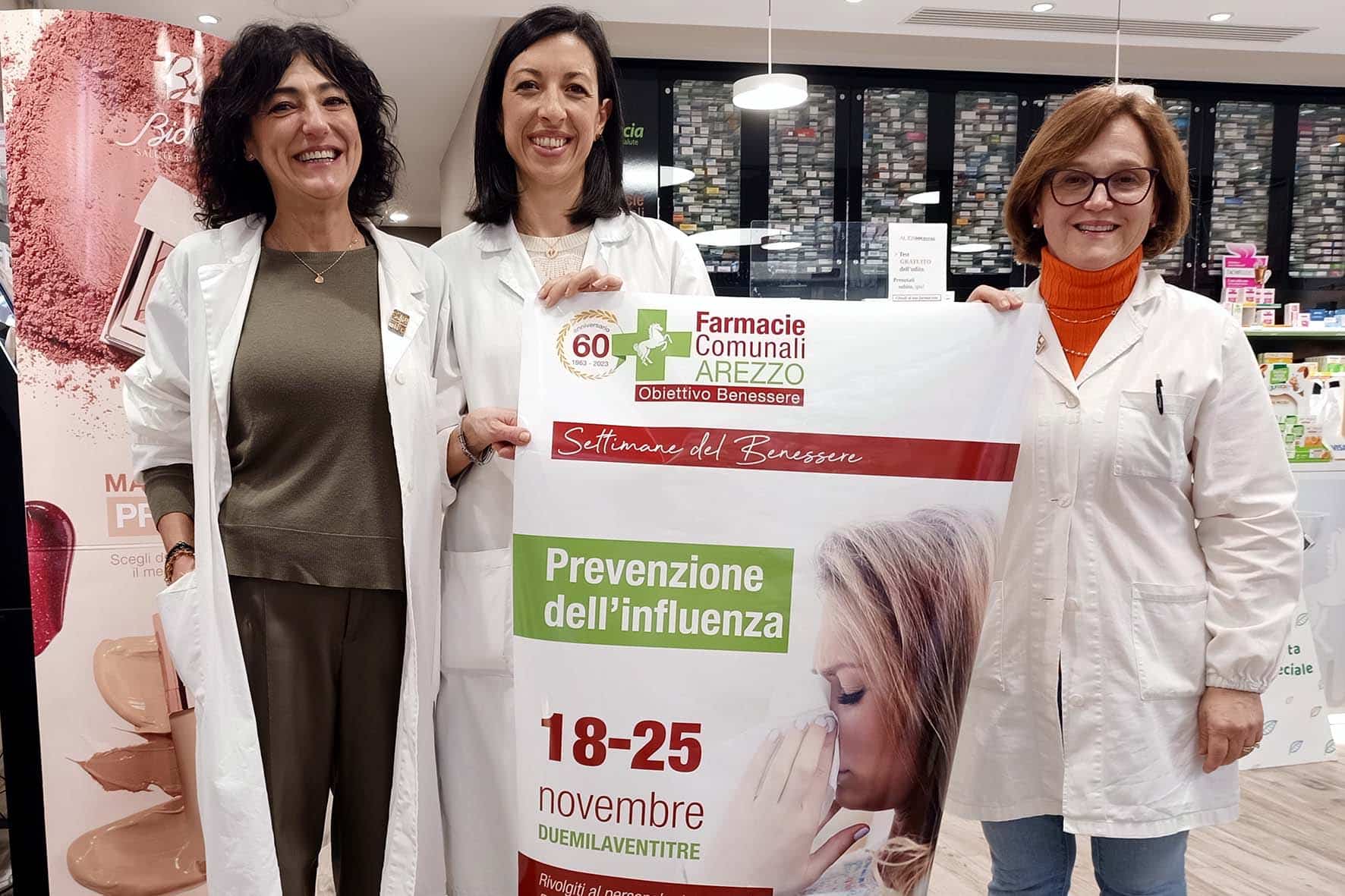 Campagna informativa prevenzione influenza nelle Farmacie Comunali di Arezzo - Toscana News.