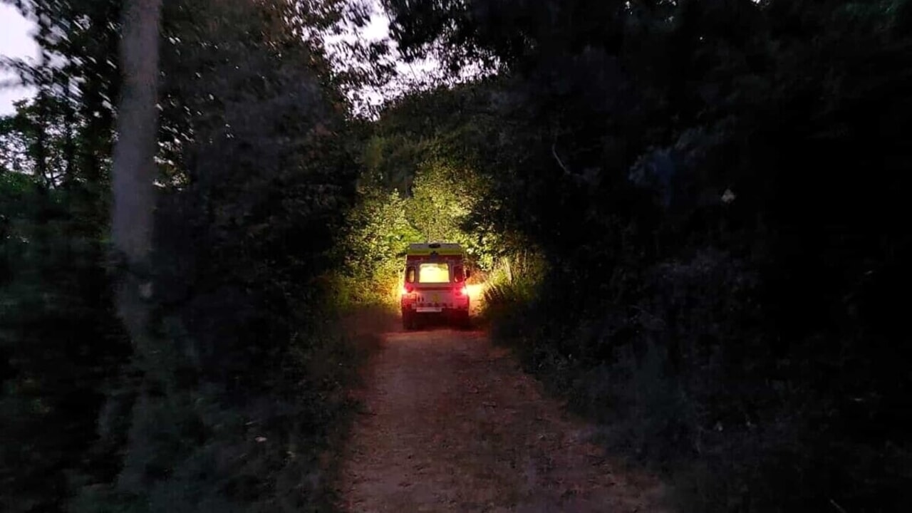 Cercatore di funghi cade nel bosco, gravità delle ferite?