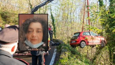 Comunità in lutto per la morte di Chiara Parducci, finita nella scarpata