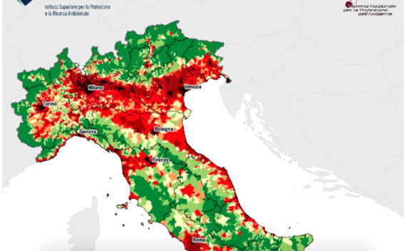 Consumo di suolo nel triangolo Firenze-Prato-Pistoia raddoppia la media nazionale.
