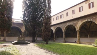 Firenze, caserma di Santa Maria Novella ora musei, lingua italiana, Alinari e Galileo e 55 appartamenti sociali.