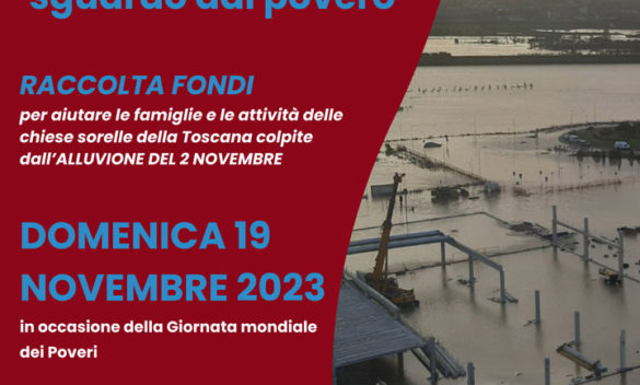 Giornata dei Poveri, raccolta fondi per alluvioni in Toscana